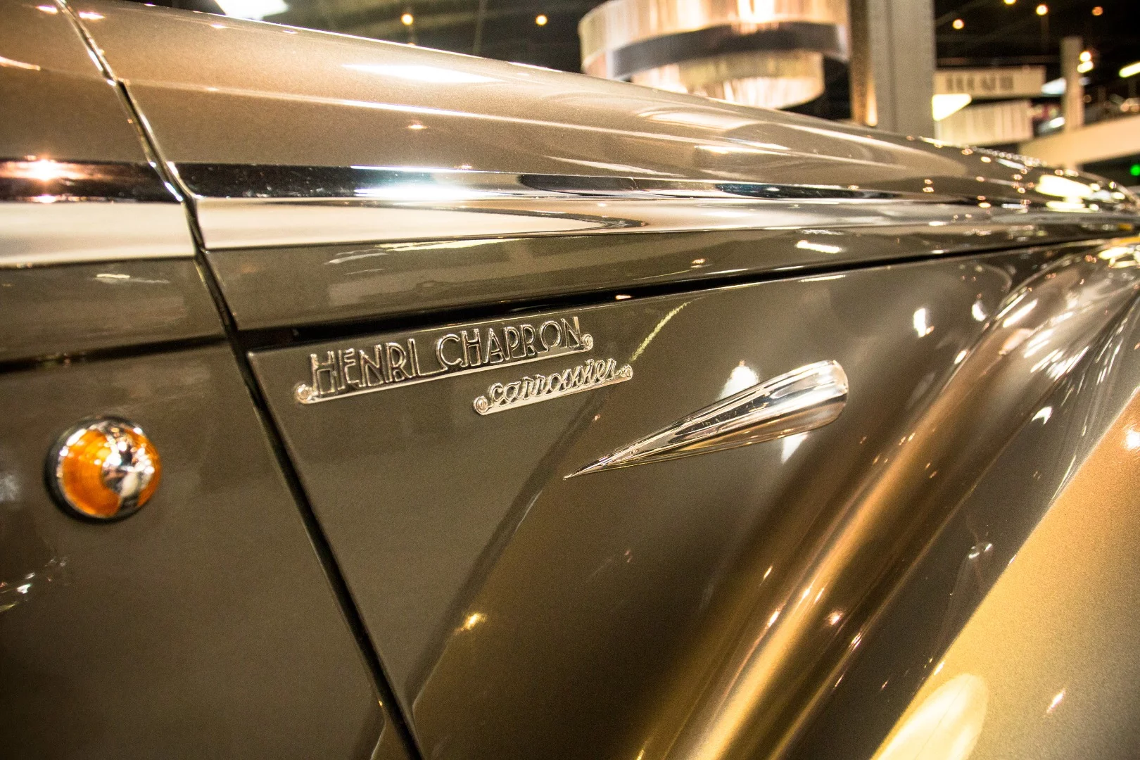 1937 Delahaye Type 145 V12 Coupe: the grand touring body was built on this racecar chassis by one Henri Chapron, Carrossier, after the second world war.