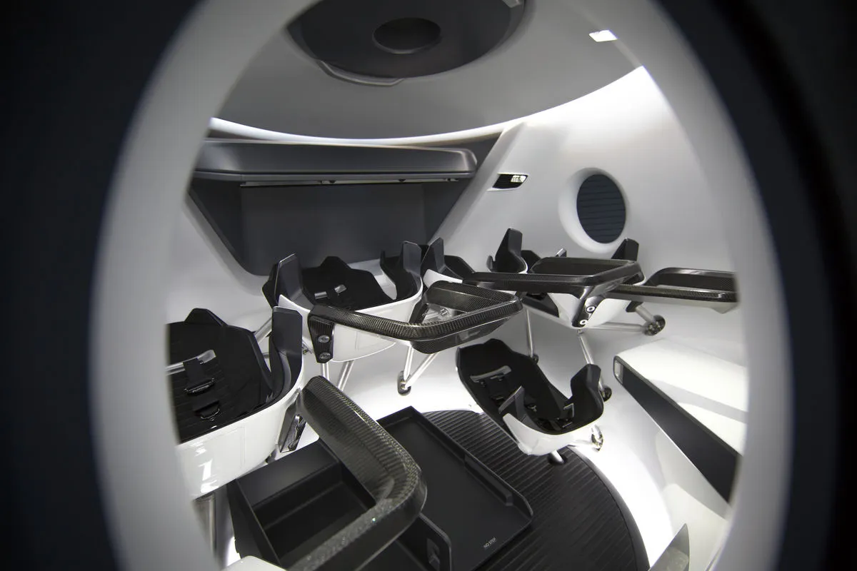Inside SpaceX's Dragon capsule
