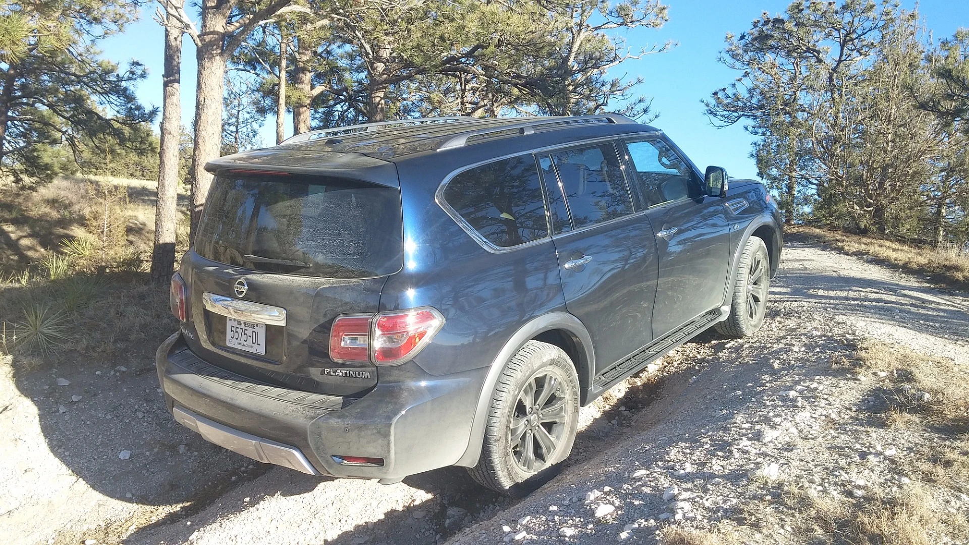 The Armada is now based on the Patrol rather than the Titan pickup, further aiding (and, we found, adding to) its off-road credibility