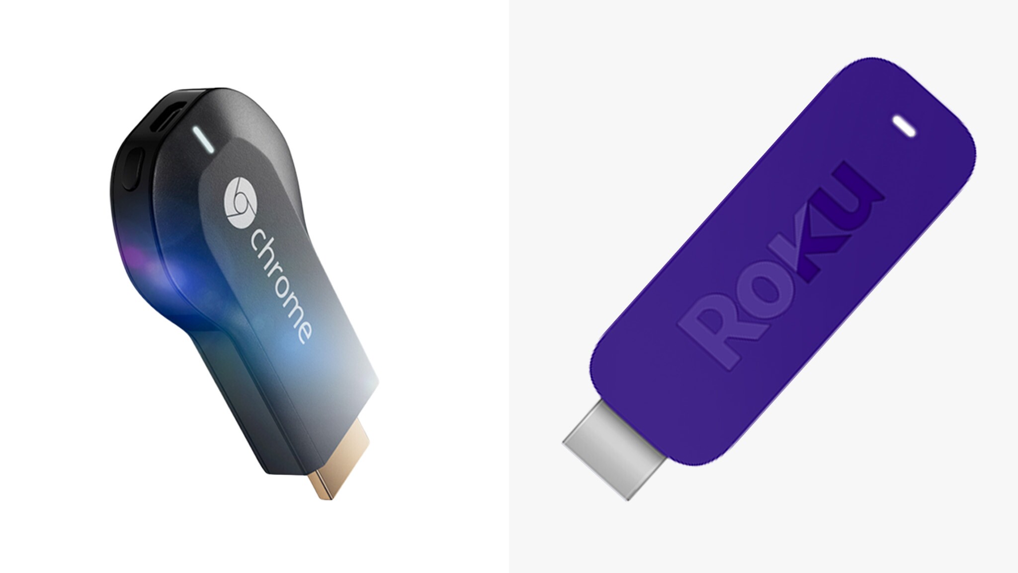 Chromecast vs. Roku Streaming Stick A handson look