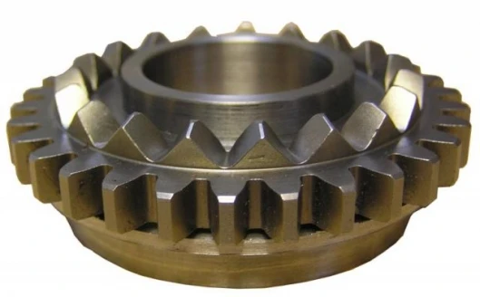 Detail of the advanced face gear drive used in the new 125cc RCV prototype engine