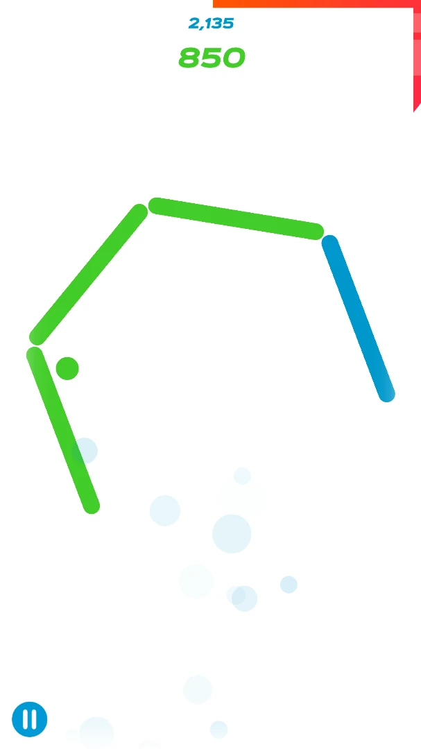 Round Trip is a Breakout-style game on the app, where users turn the Sphero Mini to rotate a shape of bricks