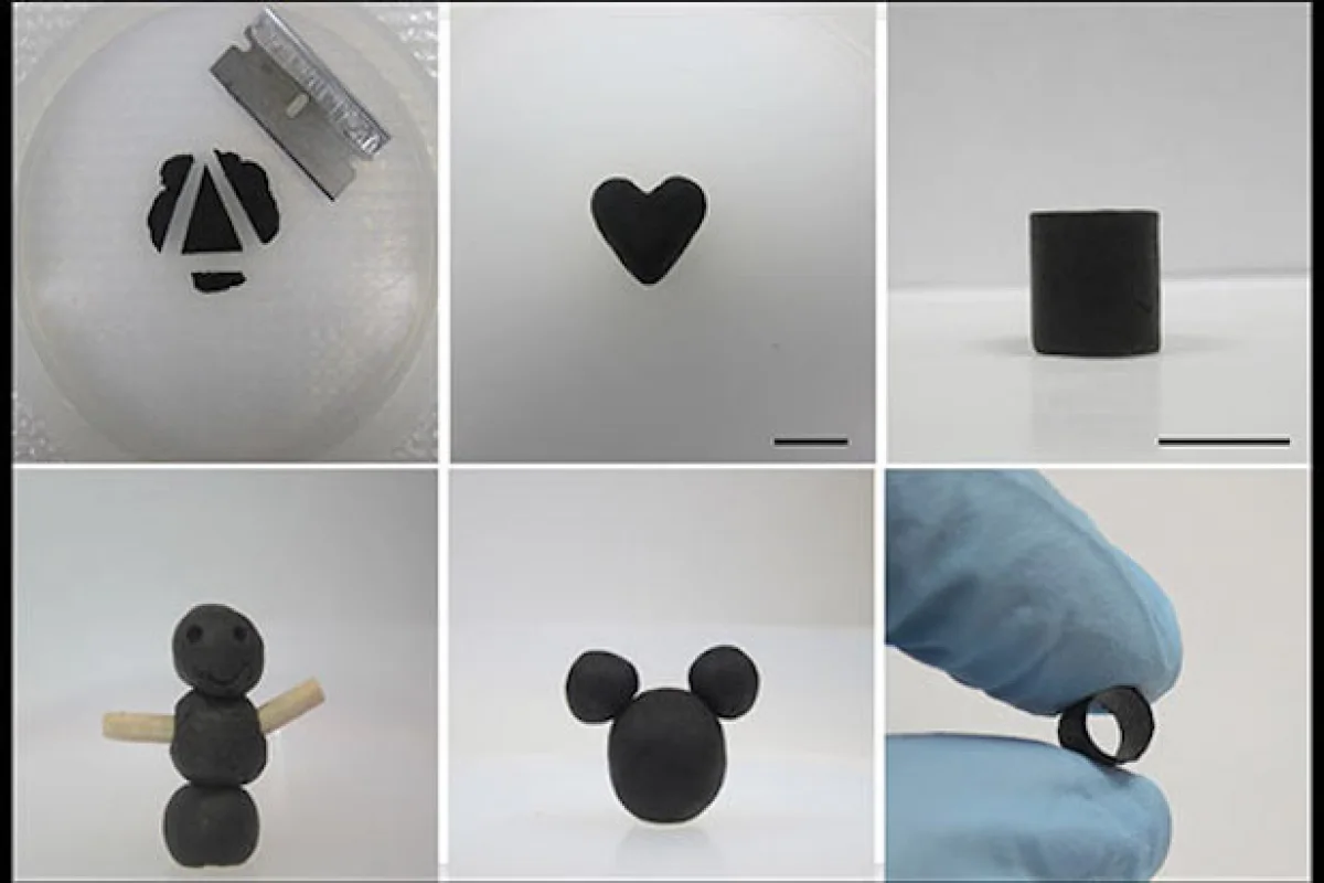 Scientists have developed a form of graphene that can be kneaded into different three-dimensional shapes, just like Play-Doh