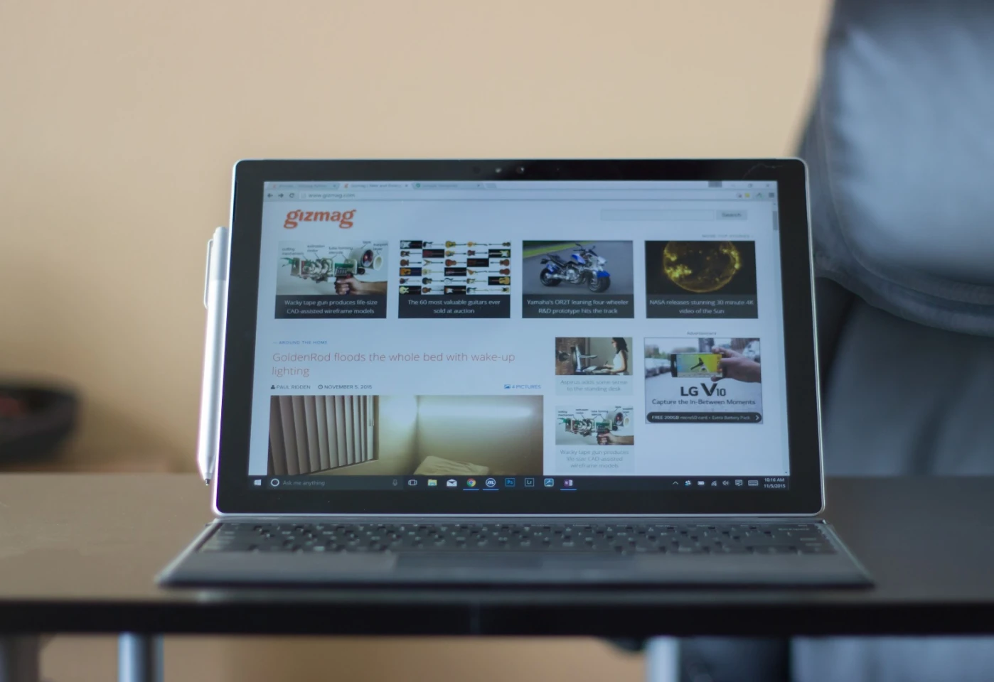 The Surface Pro 4 starts at $1,029 (including keyboard), but we recommend paying $100 extra for the more powerful Core i5 model