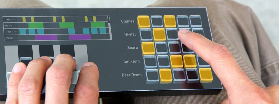 The tactile touchscreen provides the physical feedback that is absent in standard touchscreens (Photo: Tactus Technology)