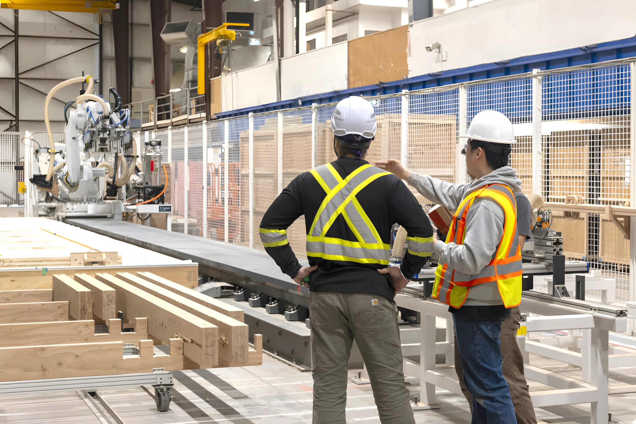 230 Royal York is being prefabricated by Intelligent City in a high-tech warehouse that makes use of automation and AI