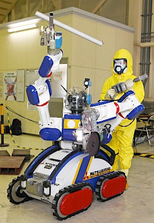 Mitsubishi Heavy Industries' MHI-MEISTeR will take samples from the walls and floors of contaminated areas (Photo: Big Globe)
