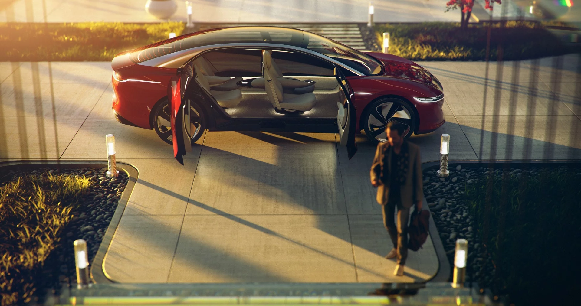 The VW ID Vizzion concept is a "digital chauffeur," taking passengers wherever they need to go in comfort