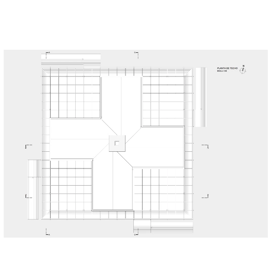Architectural drawing of the House in Morrillos