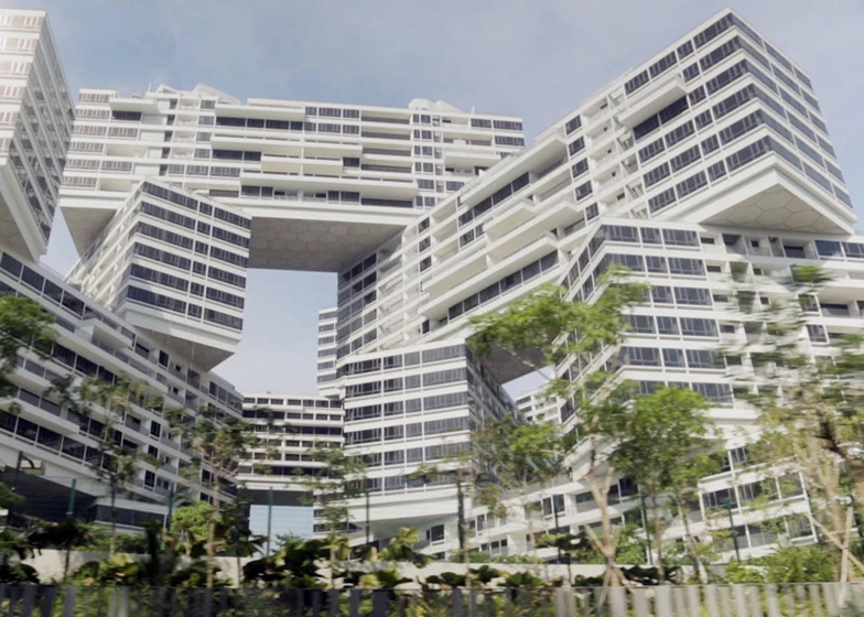 The Interlace is described as "a radically new approach to contemporary living in a tropical environment"