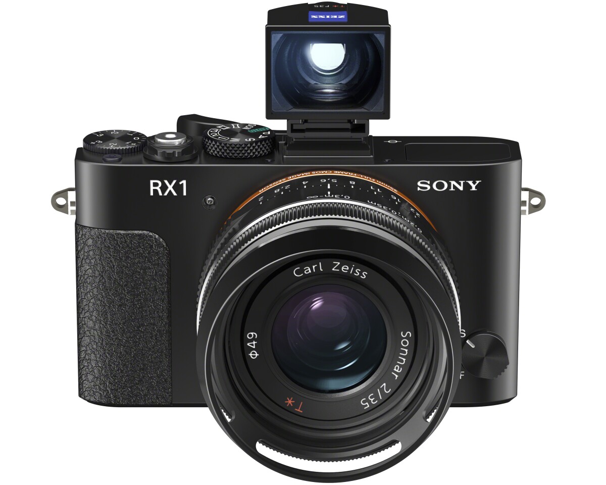 The RX1 has no built-in viewfinder but users can attach optional units can be attached to the camera's multi-interface shoe mount