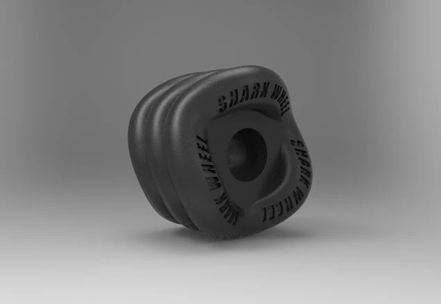 The Shark Wheel literally reinvents the skateboard wheel