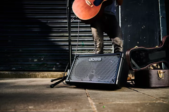The Cube Street II is the first portable amp from Roland to wear Boss branding