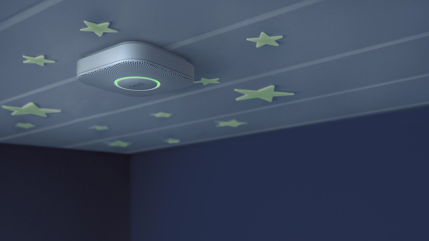 At night, the Protect's subtle green glow lets you know all systems are go