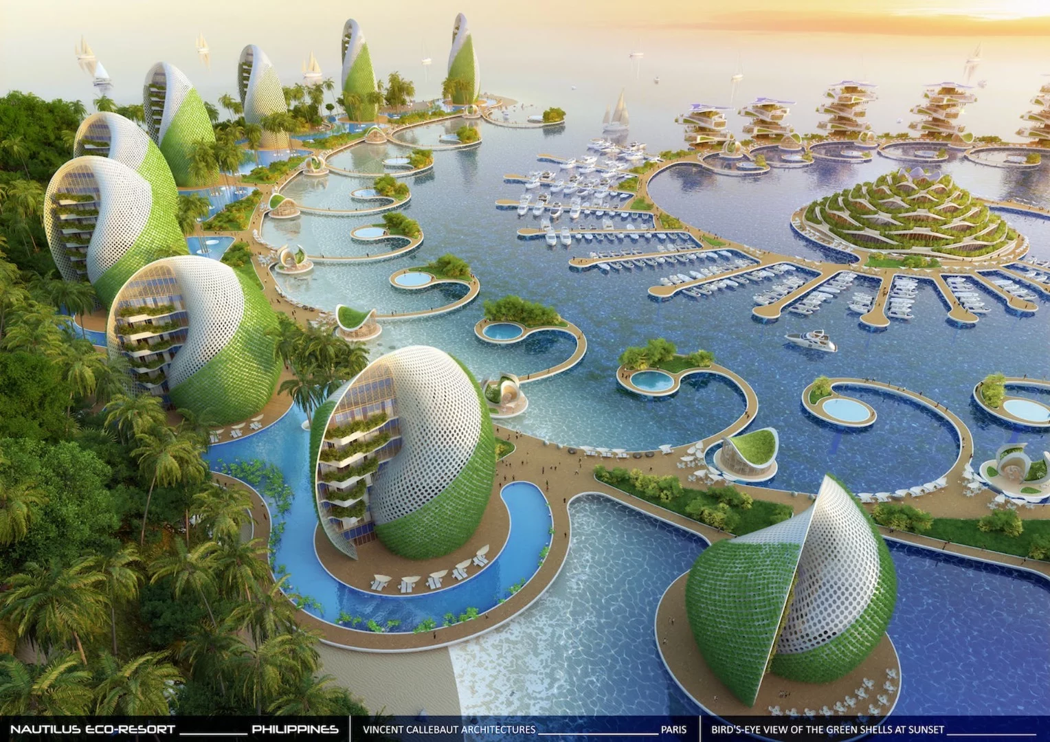 The Nautilus Eco-Resort was one of most exciting concepts seen in 2017 with its Fibonacci-inspired shape