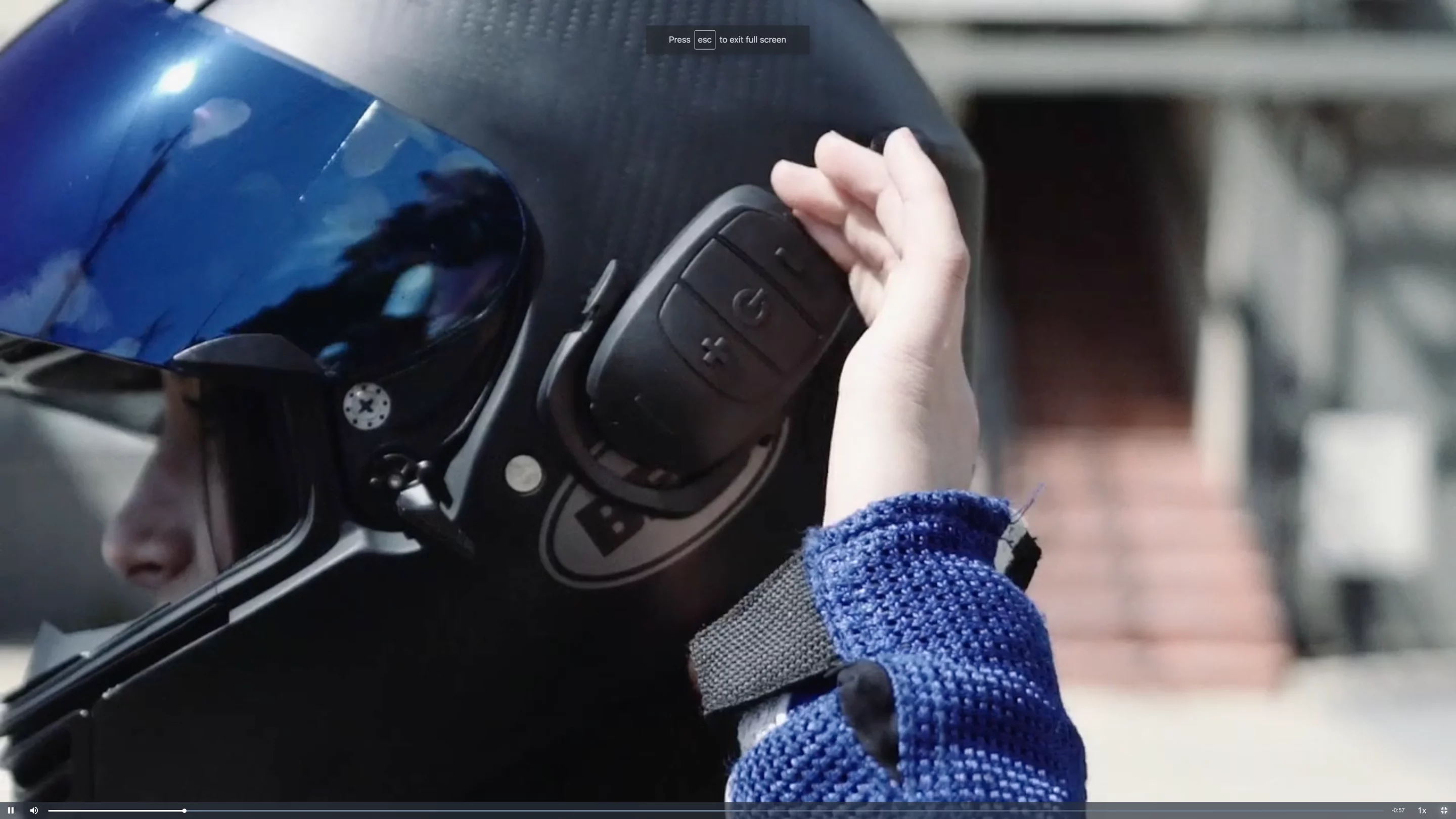 The system clips on and off multiple helmets quickly and securely