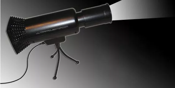 The Ultraprojector stand-alone video projector - no frills but does what it was designed to do - budget video projection