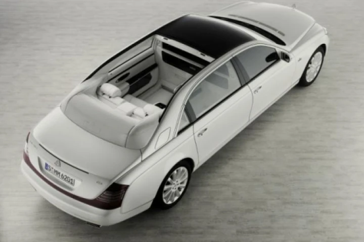 The open-top Maybach Landaulet