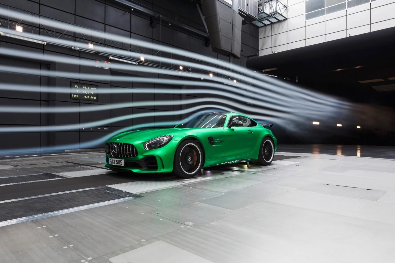 AMG puts the GT R to the test in the wind tunnel