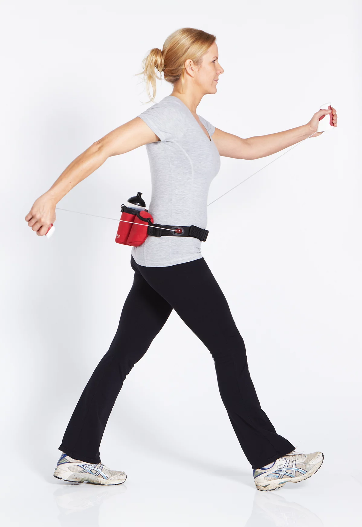 Get your arms more involved in the walk