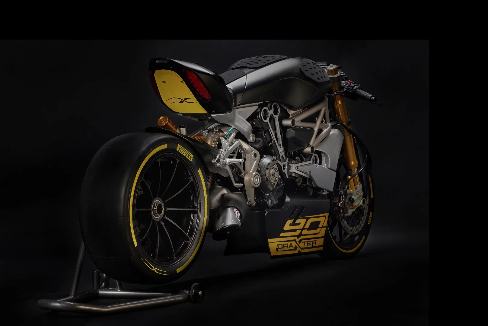 The Ducati Diavel Draxter designed by Ducati's internal design studio.