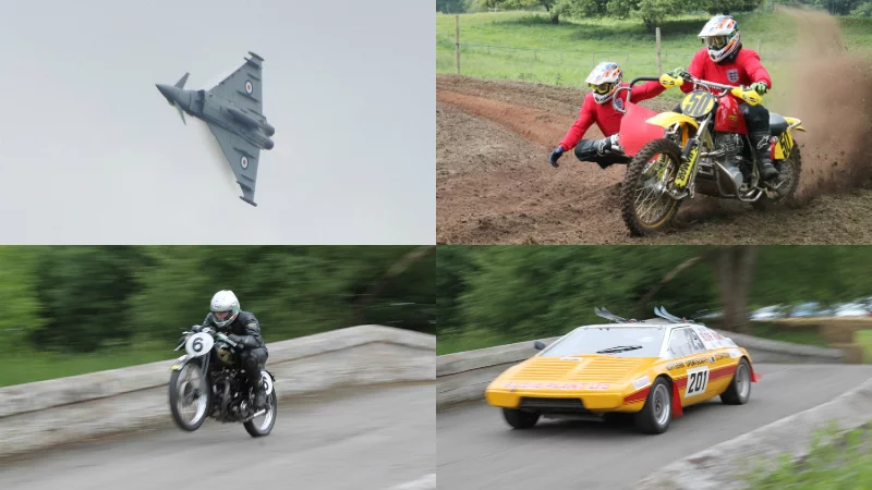 The Cholmondeley Pageant of Power showcases the best of historic and contemporary vehicular power, whether on land, on the water or in the air