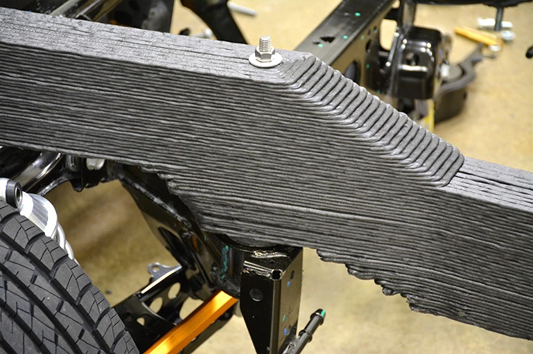 The 3D printed supports