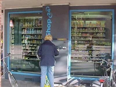 An adjunct to a supermarket in Holland