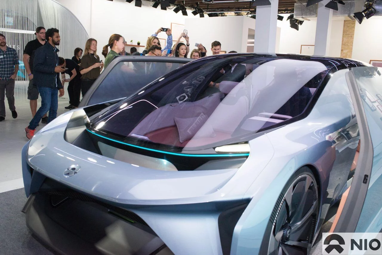 NIO debuted a full-size Eve "vision car" at SXSW earlier this month