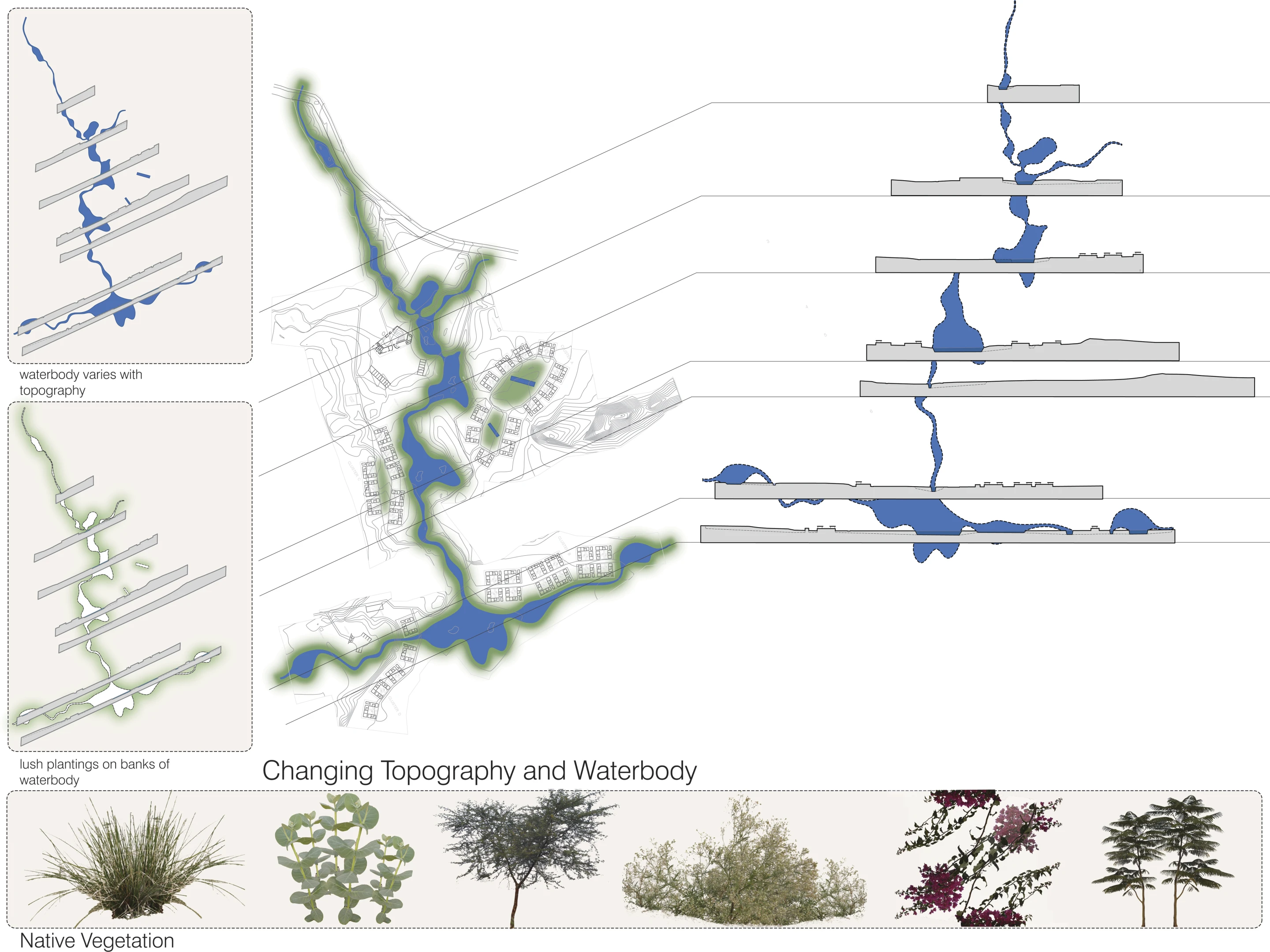 Image highlighting local topography (Image: RMA Architects)