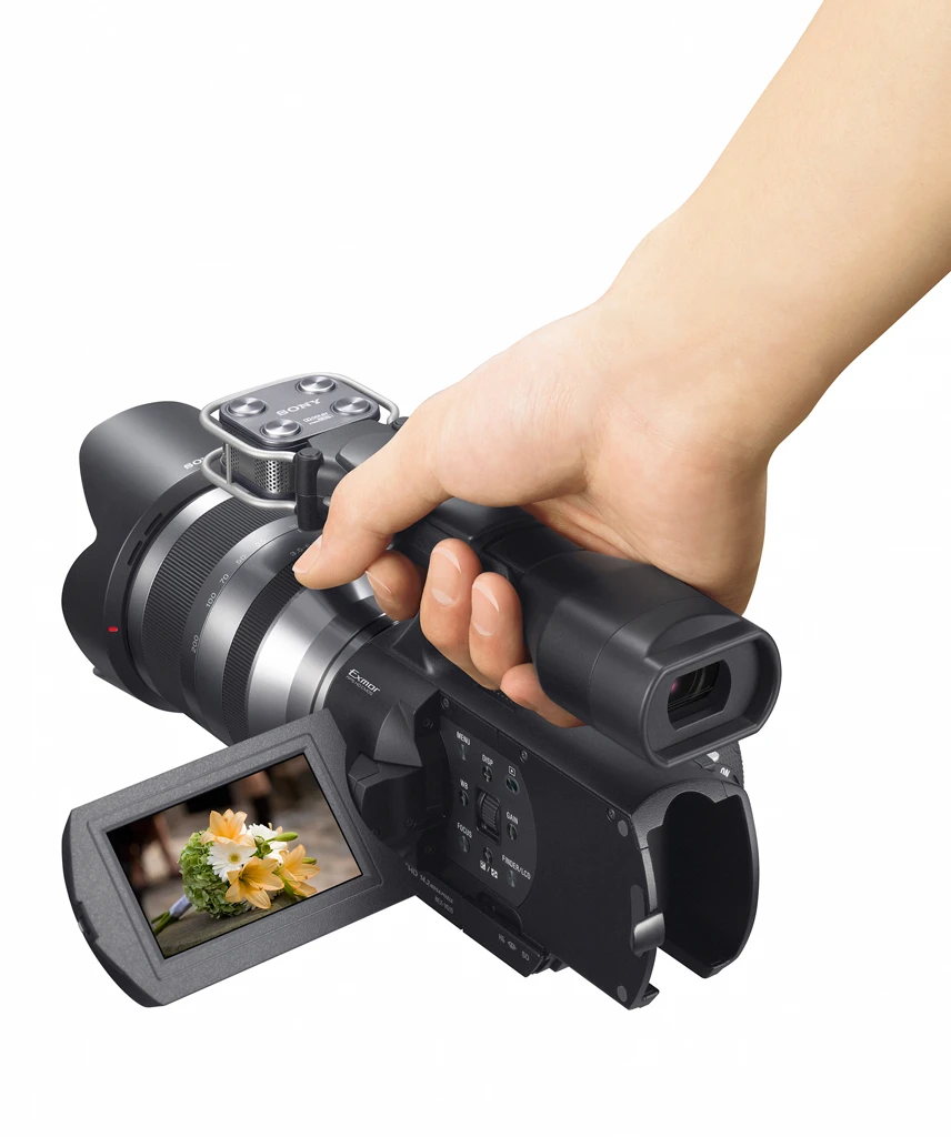 Sony's NEX -VG10 interchangeable lens HD camcorder