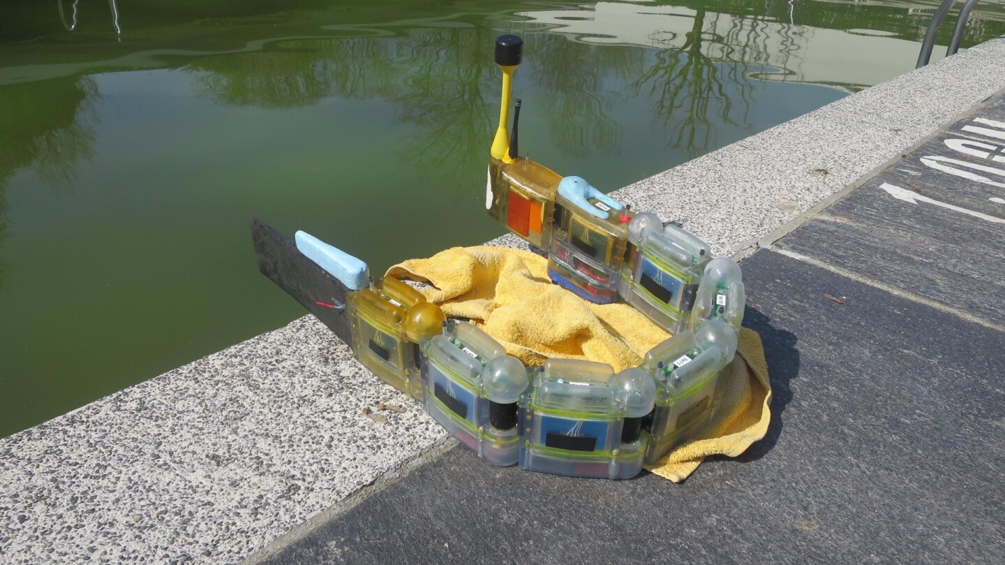 Envirobot measures 1.5 meters long (5 ft)