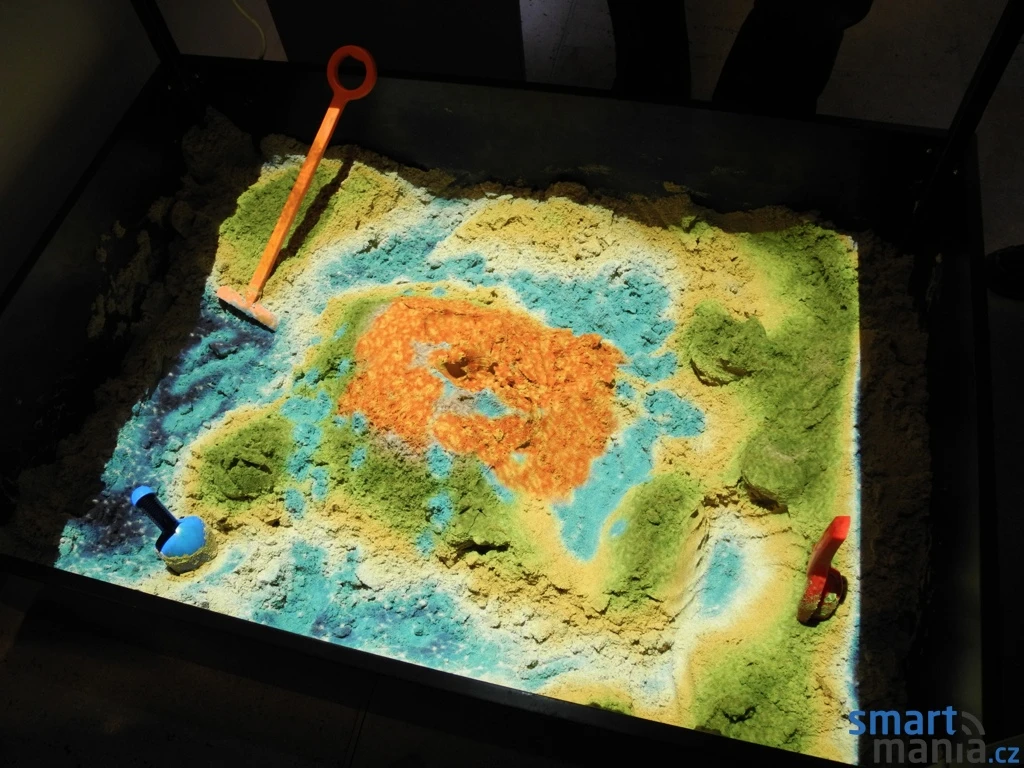 The Xbox Kinect turns a sandbox into a virtual ecosystem.