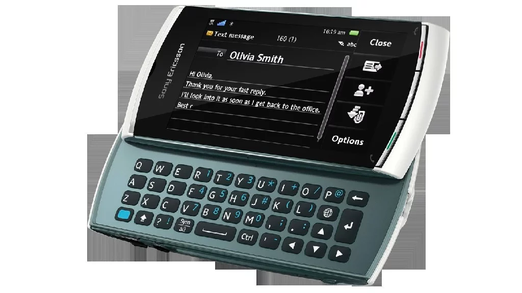 The Sony Ericsson Vivaz flagship handset has a new sister phone with a slide out QWERTY keyboard