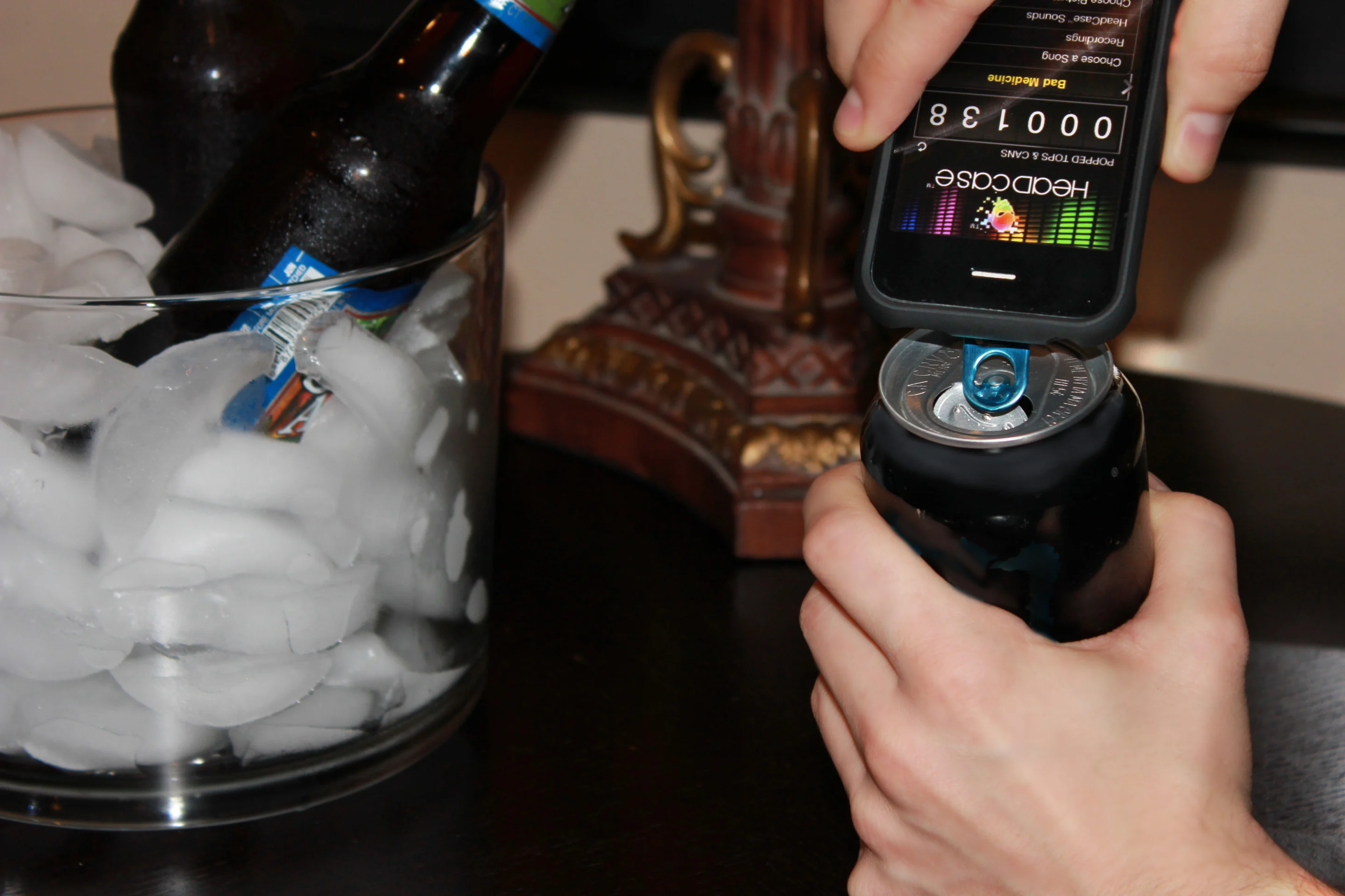 Be HeadCase is a bottle opener-equipped iPhone case, that comes with an app that keeps count of how many bottles you've opened