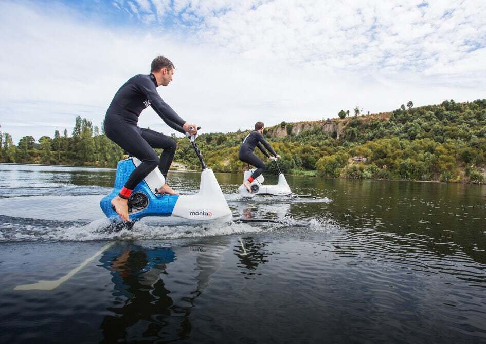 Manta5 uses hydrofoils for something a little different - electric-assisted water biking