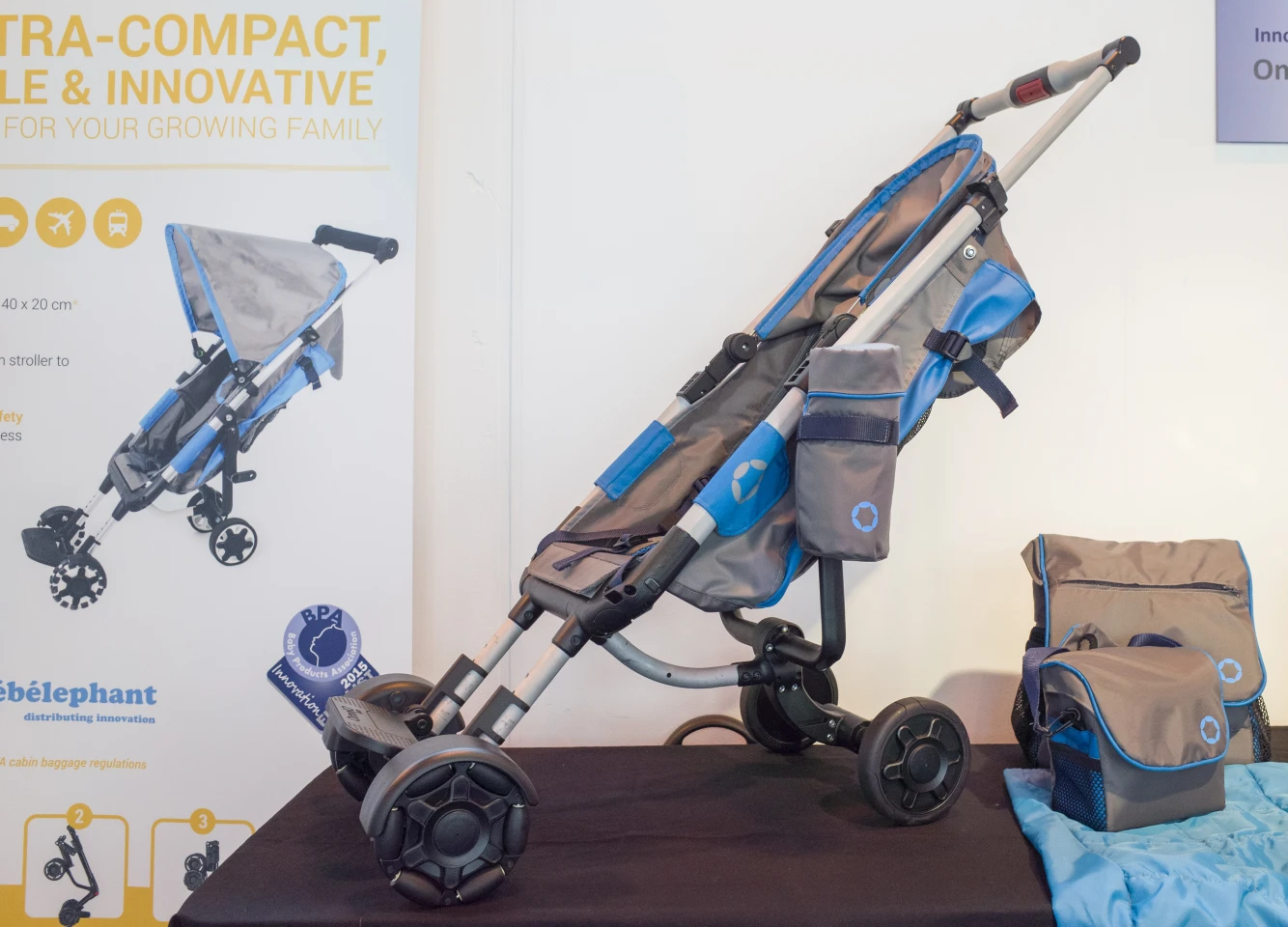 The OmniO Rider stroller recently won "British Invention of the Year Award" at the Gadget Show Live in Birmingham (Photo: Simon Crisp/Gizmag.com)