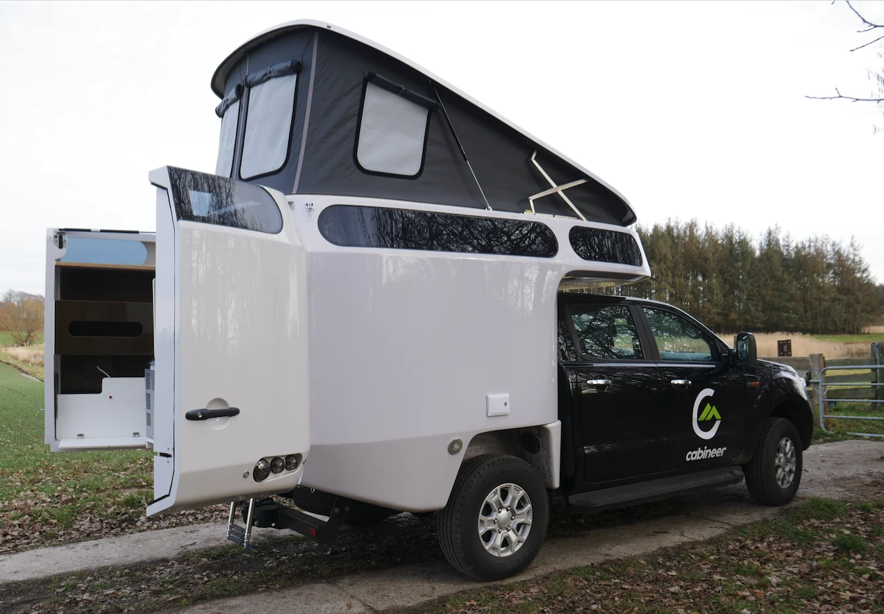 The Cabineer truck camper was inspired by the famous Pan-American Highway