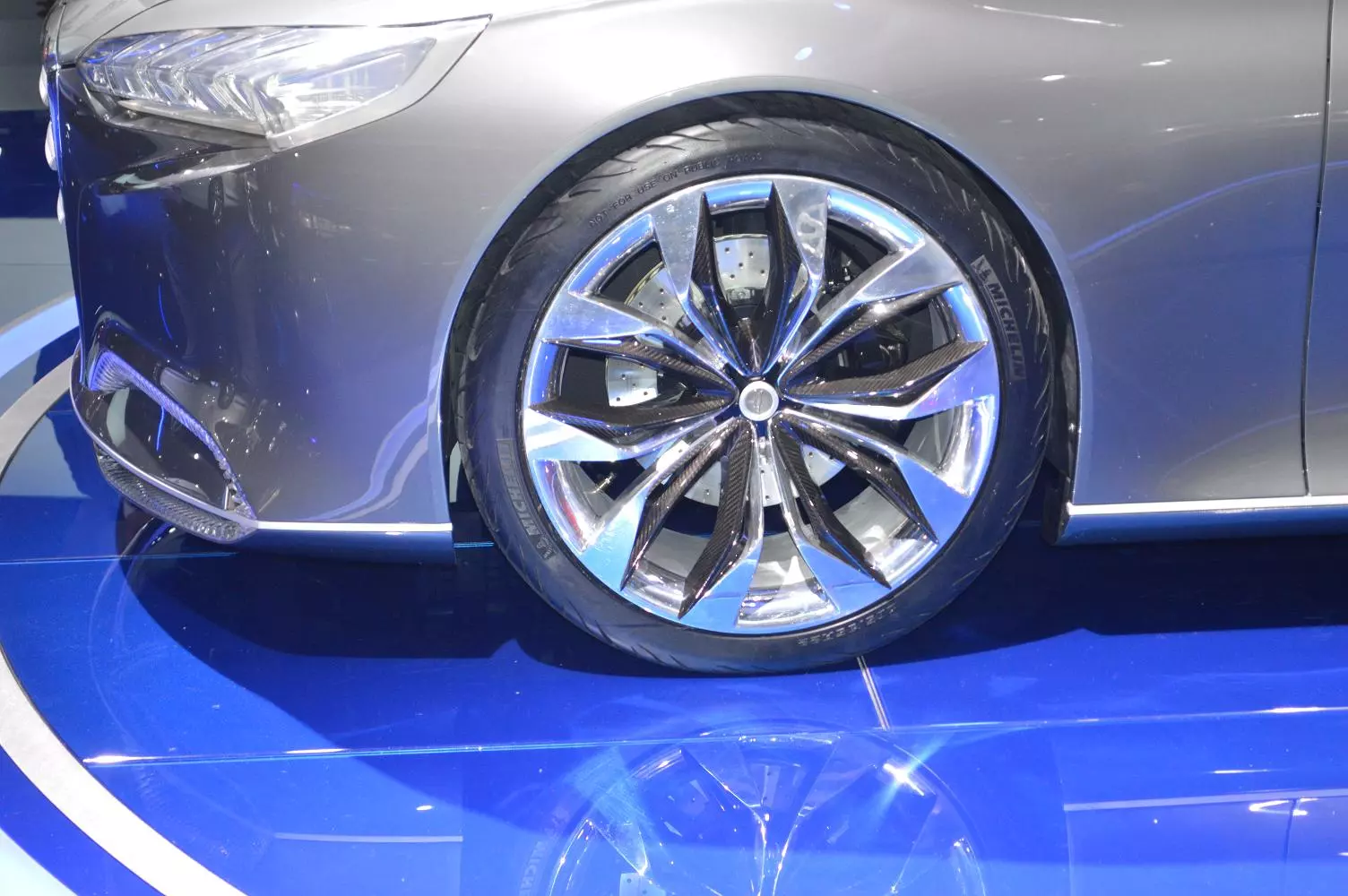 The Hyundai HDC-14 Genesis concept at the North American International Auto Show