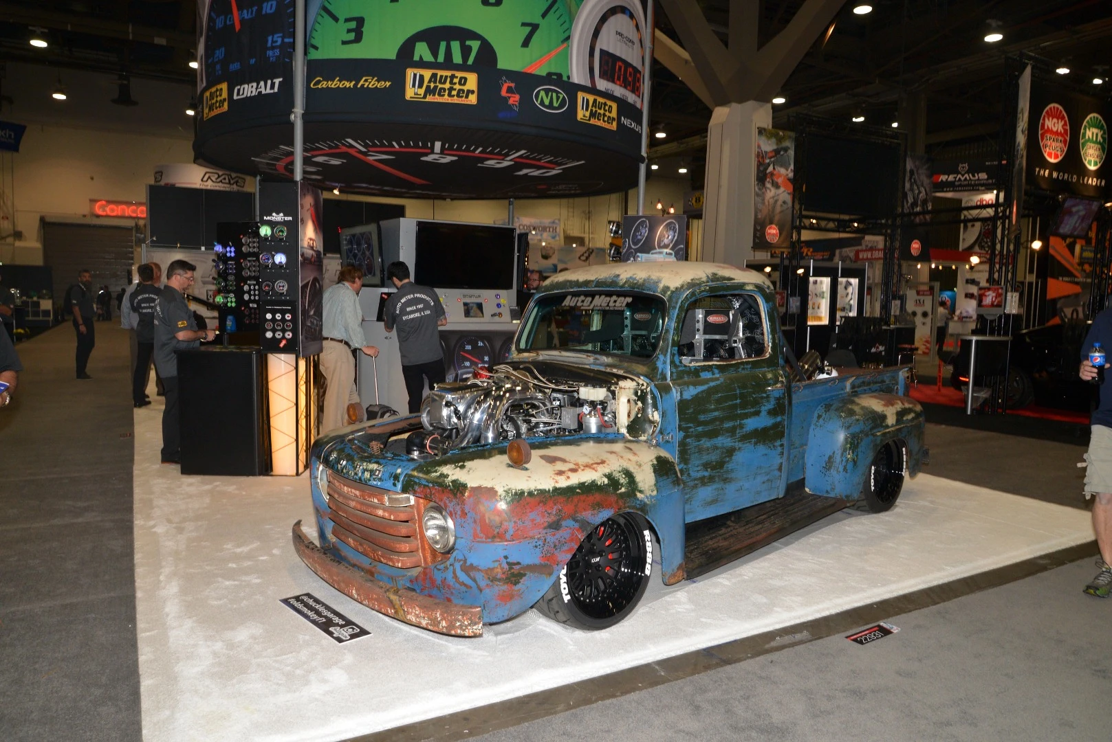 1949 Ford F1 named "Old Smokey," from Chuckles Garage