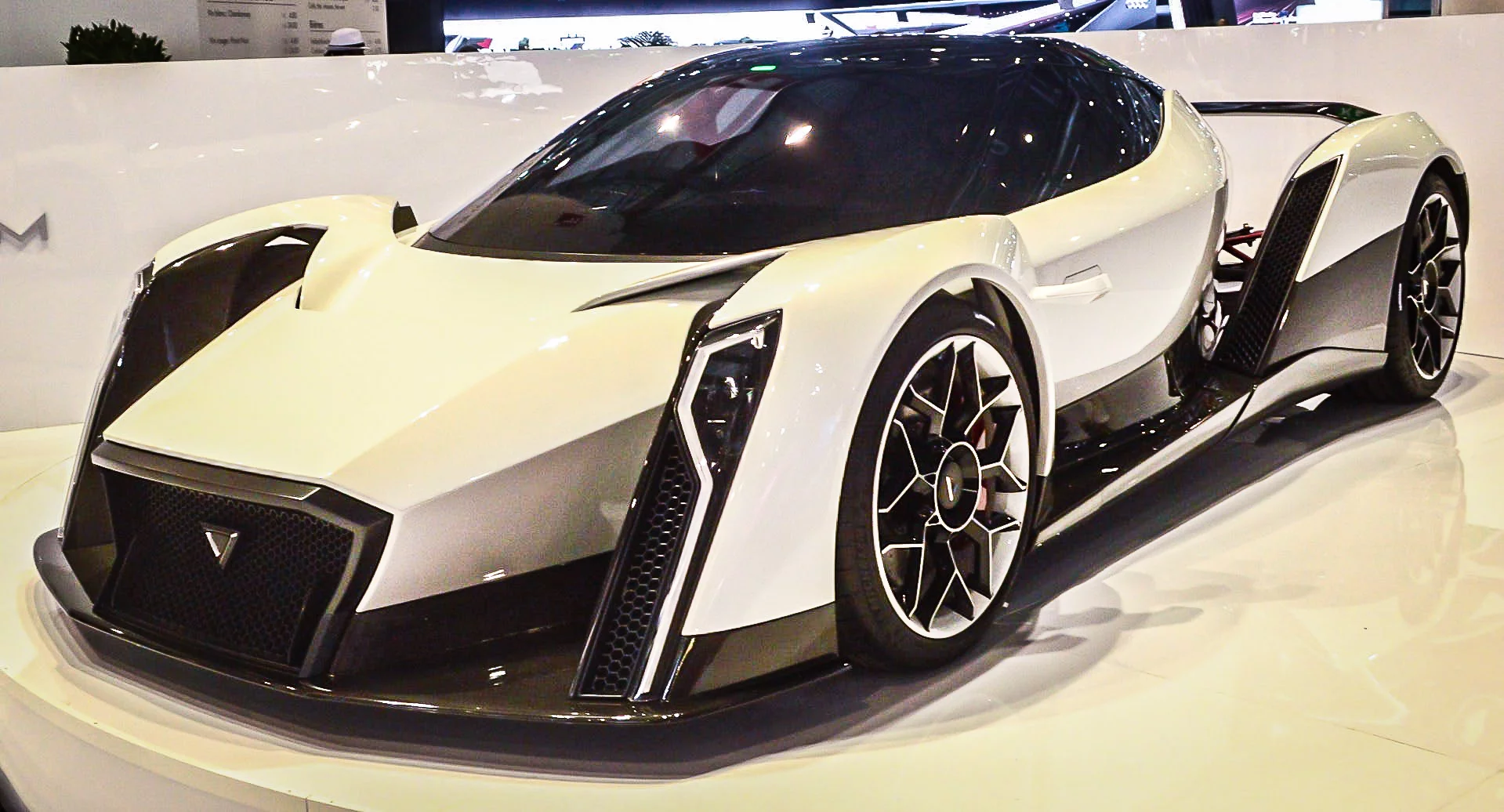 Singapore's first electric supercar, the Dendrobium by Vanda Electrics, is unveiled in Geneva