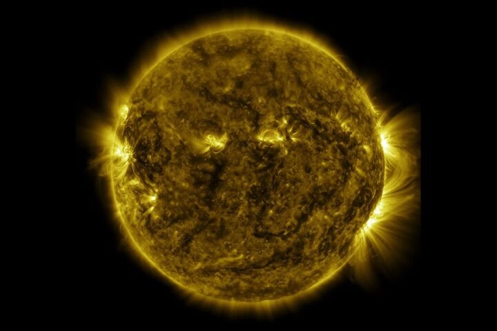 Sun as observed by NASA's Solar Dynamics Observatory