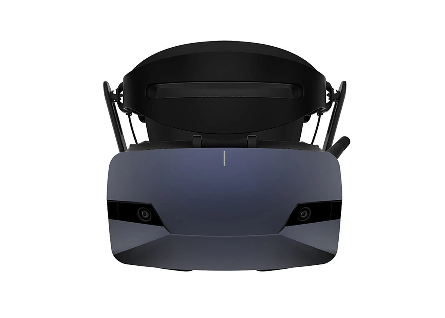 The OJO 500 visor can be lifted up without removing the headset