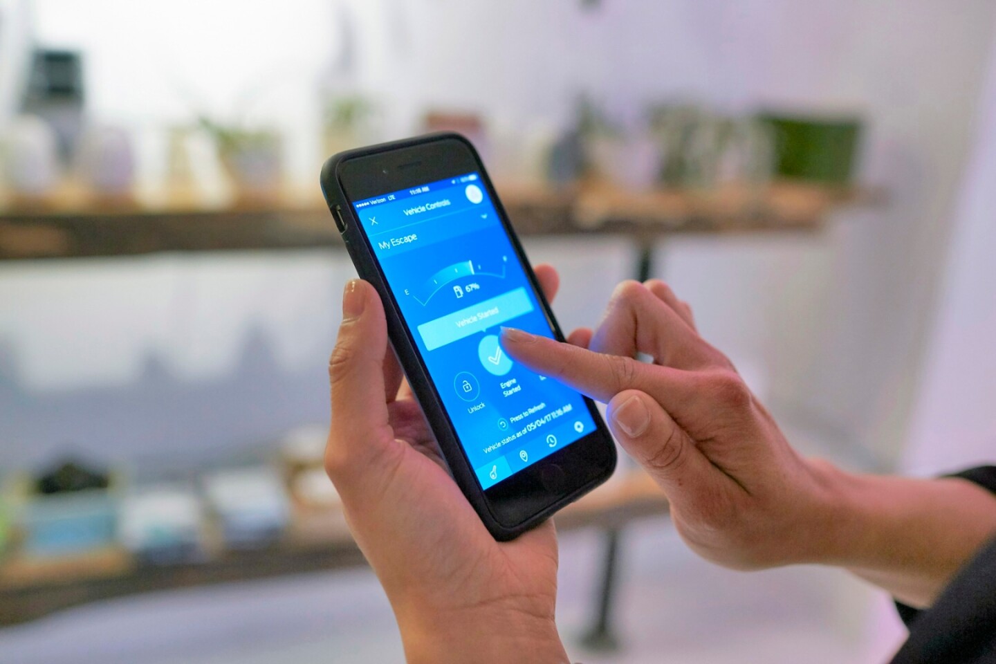 Sync Connect allows drivers to start their vehicle's engine remotely