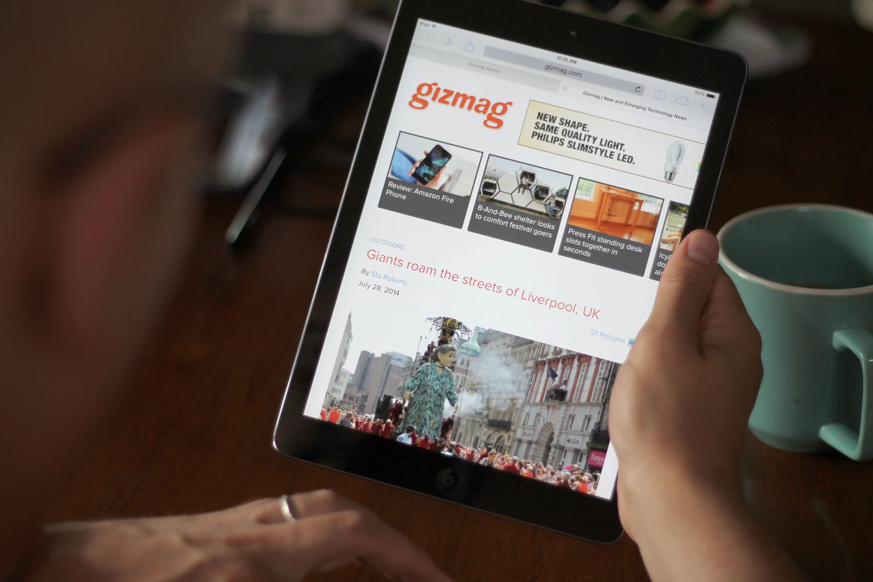 The iPad is the new morning newspaper