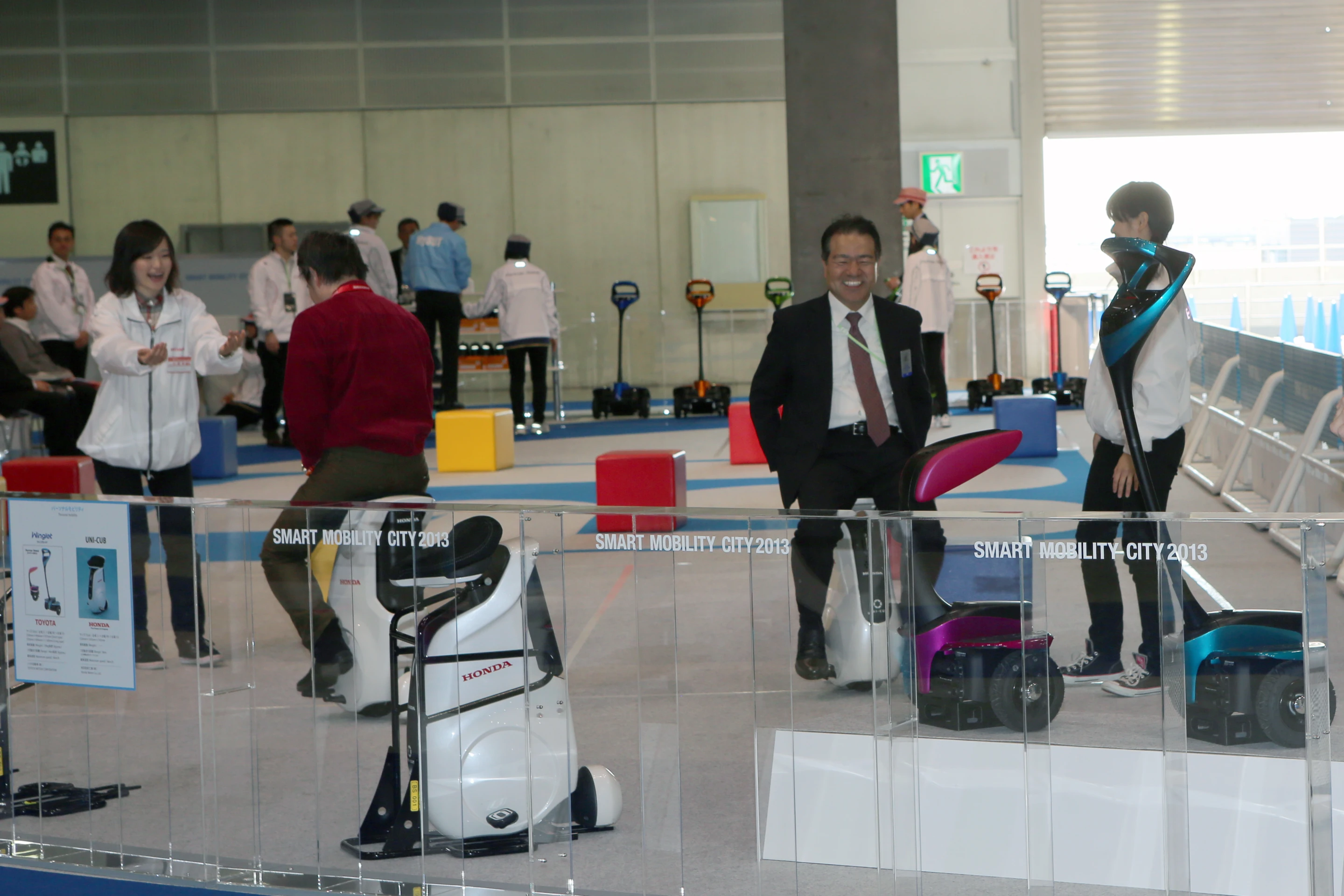 One of the many highlights of the Tokyo Motor Show is that you get to try all these mobility devices as a member of the public (Photo: Mike Hanlon / Gizmag.com)