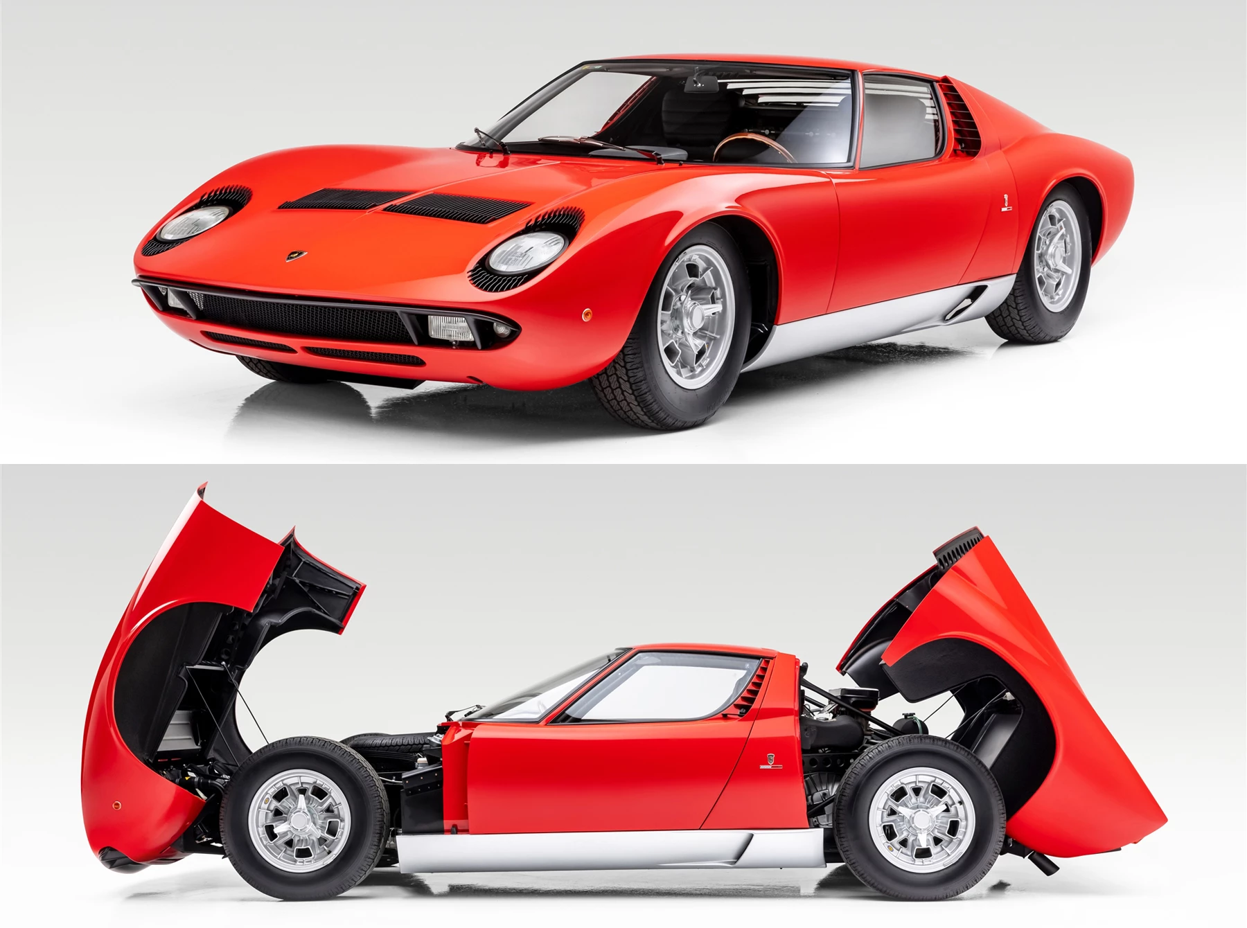 This 1968 Lamborghini Miura P400 sold for $1,902,500 at Gooding & Company’s Pebble Beach Auction on 14 August, setting a new world record for the model.