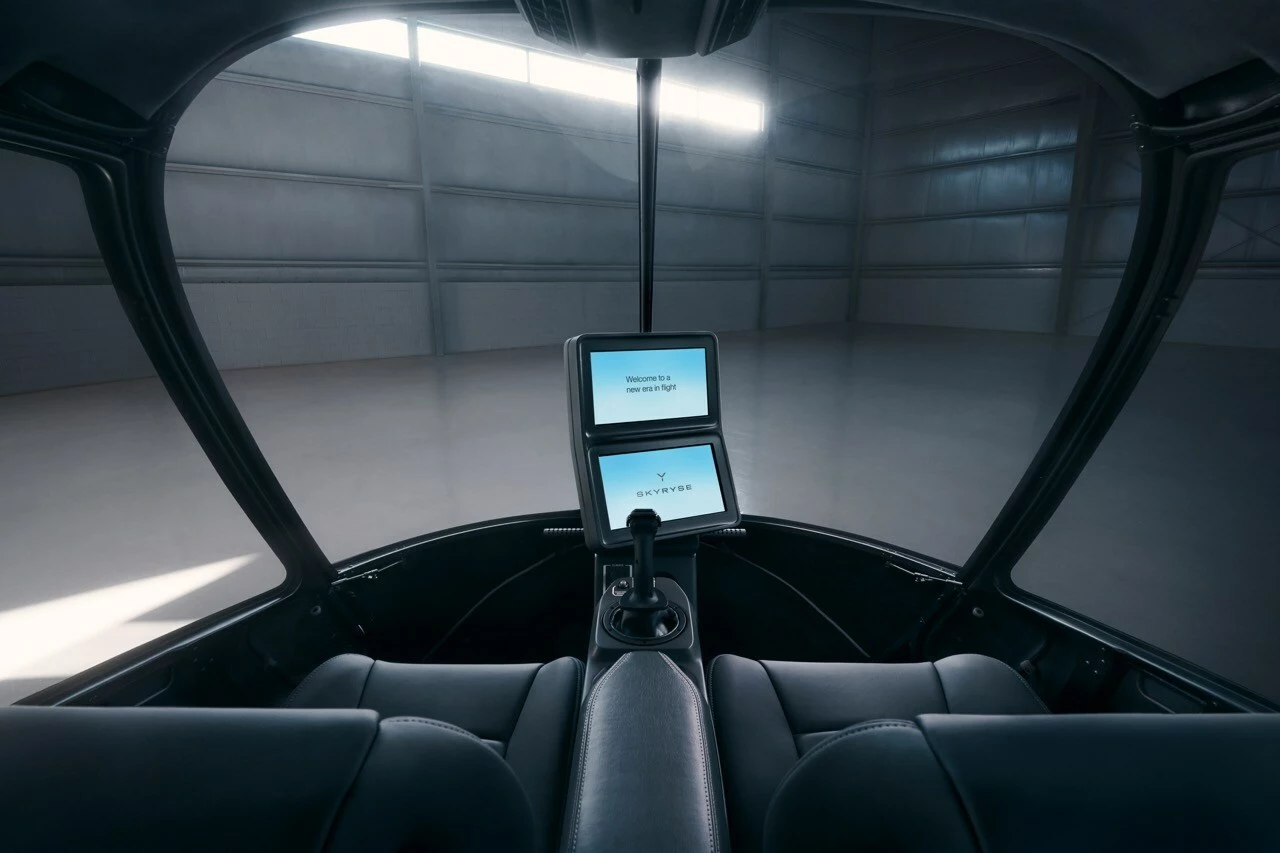 We're told that the Skyryse One will be able to carry at least four passengers along with a full tank of fuel
