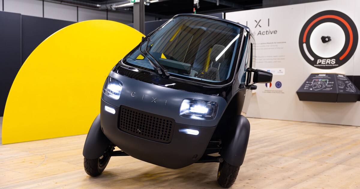 French pedal car reaches highway speeds with ease