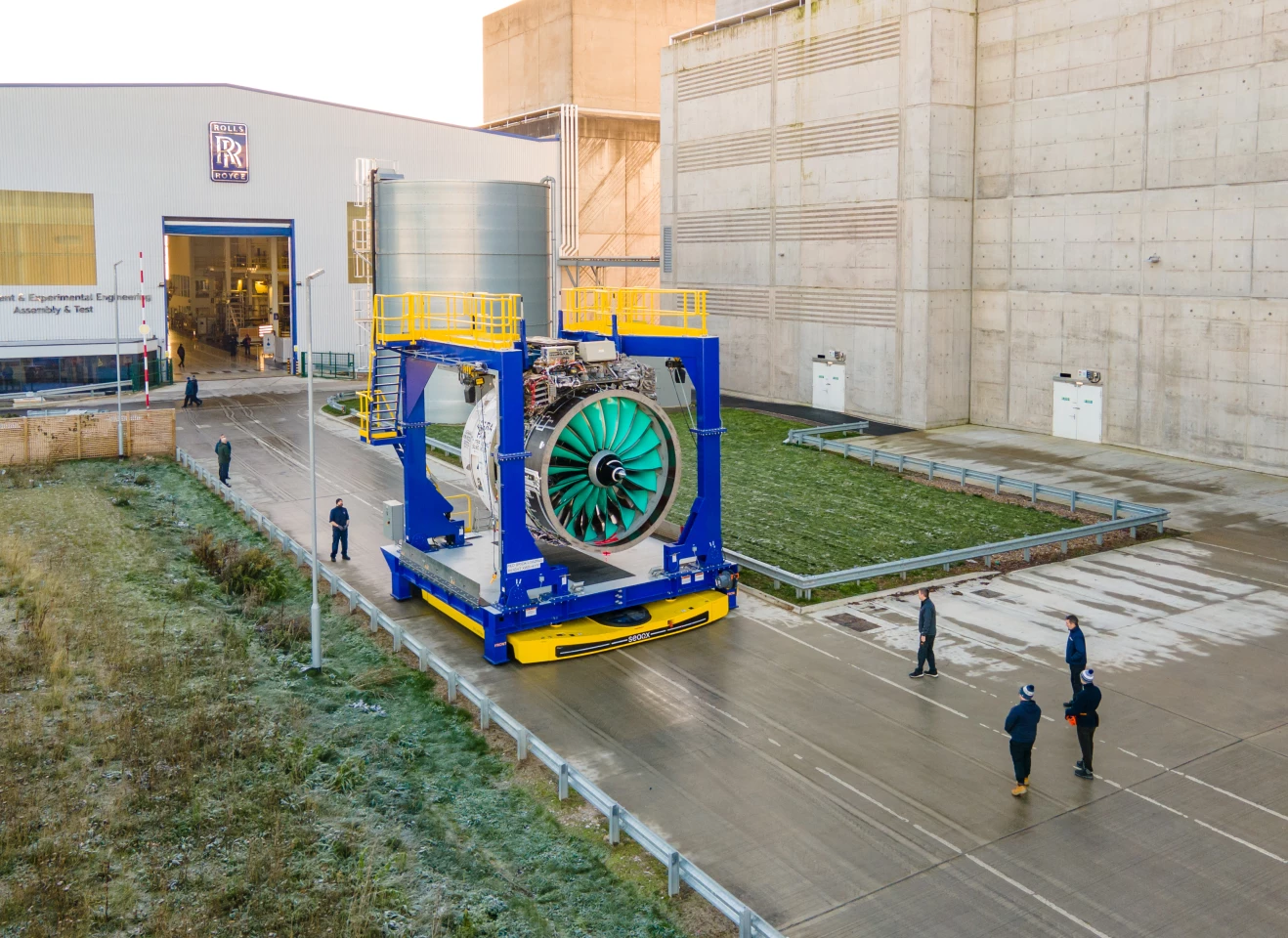 Moving the UltraFan test demonstrator into the Testbed 80 facility